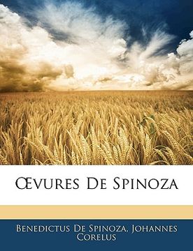 portada Oevures de Spinoza (en Francés)