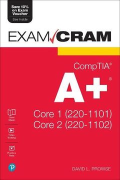 portada Comptia a+ Core 1 (220-1101) and Core 2 (220-1102) Exam Cram (en Inglés)