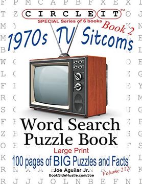 portada Circle it, 1970S Sitcoms Facts, Book 2, Word Search, Puzzle Book (en Inglés)