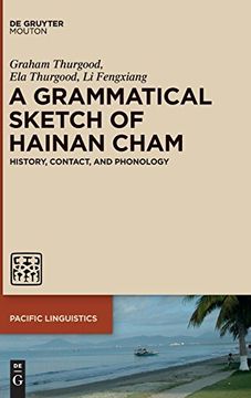 portada A Grammatical Sketch of Hainan Cham (Pacific Linguistics [Pl]) (en Inglés)