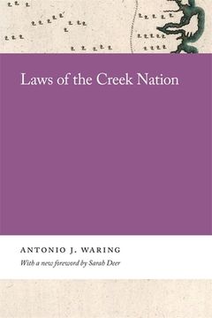 portada Laws of the Creek Nation (en Inglés)