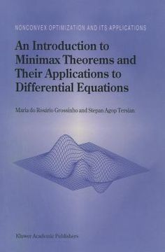 portada an introduction to minimax theorems and their applications to differential equations (en Inglés)
