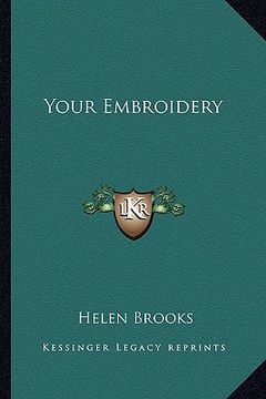 portada your embroidery (en Inglés)