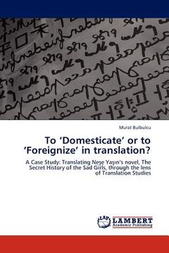 portada to 'domesticate' or to 'foreignize' in translation?