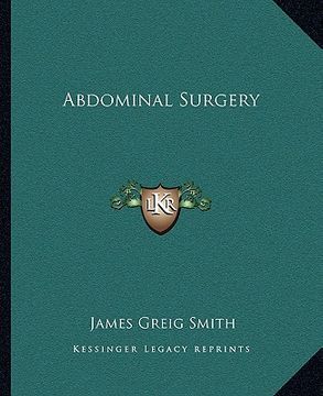 portada abdominal surgery (en Inglés)