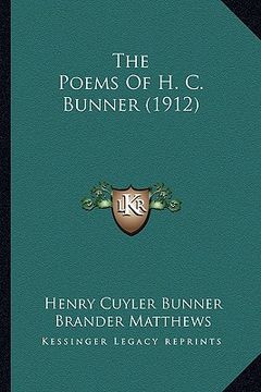 portada the poems of h. c. bunner (1912) (in English)