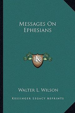 portada messages on ephesians (en Inglés)