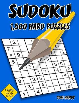 portada Sudoku: 1,500 Hard Puzzles: Mighty Handy Series Book (in English)