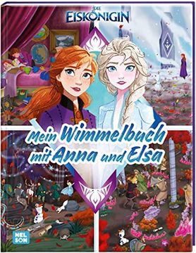 portada Disney: Mein Wimmelbuch mit Anna und Elsa: Fröhlicher Suchspaß mit der Eiskönigin und Ihren Freunden (Disney Eiskönigin) (en Alemán)