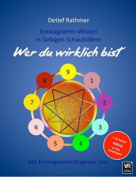 portada Wer du Wirklich Bist: Enneagramm-Wissen in Farbigen Schaubildern (en Alemán)