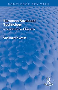 portada European Advanced Technology (Routledge Revivals) (en Inglés)