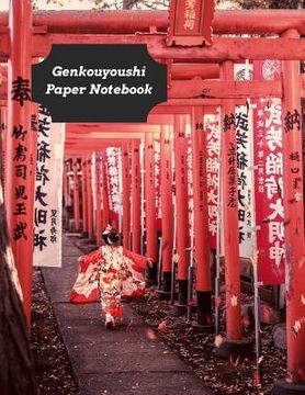 portada Genkouyoushi Paper Notebook: Practice Writing Kana & Kanji Characters For Japanese Learners (in English)