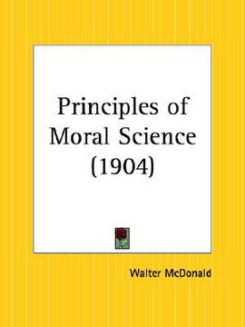 portada principles of moral science (in English)