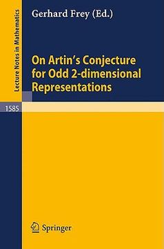 portada on artin's conjecture for odd 2-dimensional representations (en Inglés)