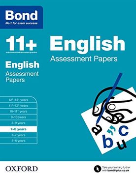 portada Bond 11+: English: Assessment Papers: 7-8 years