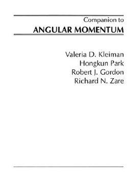 portada a companion to angular momentum (en Inglés)