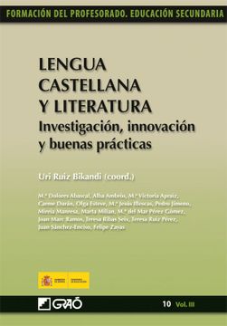 portada Lengua Castellana y Literatura. Investigación, Innovación y Buenas Prácticas: 103 (Formacion Profesorado-E. Secun. )
