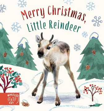 portada Merry Christmas, Little Reindeer (en Inglés)