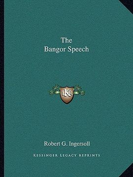 portada the bangor speech (in English)