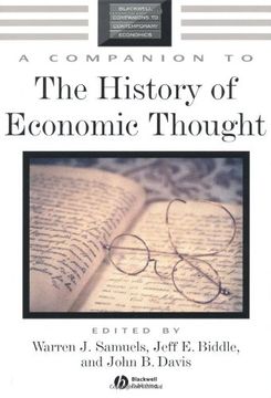 portada a companion to the history of economic thought (en Inglés)