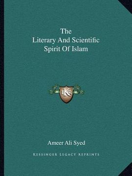 portada the literary and scientific spirit of islam (en Inglés)