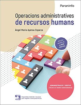 portada Operacions Administratives de Recursos Humans Ed. 2021 (in Spanish)