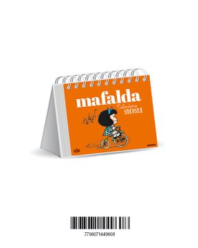 portada 2021 Mafalda Calendario Escritorio - Anaranjado (Sin Caja) (in Spanish)