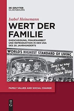 portada Wert der Familie (Family Values and Social Change, 3) (German Edition) [Soft Cover ] (in German)