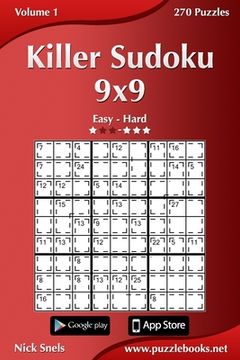 portada Killer Sudoku 9x9 - Easy to Hard - Volume 1 - 270 Puzzles (in English)