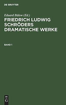 portada Friedrich Ludwig Schröders Dramatische Werke (en Alemán)