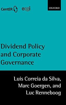 portada Dividend Policy and Corporate Governance (en Inglés)