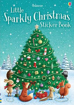 portada Little Sparkly Christmas Sticker Book 