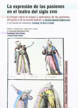 portada LA EXPRESION DE LAS PASIONES EN EL TEATRO DEL SIGLO XVIII (in Spanish)