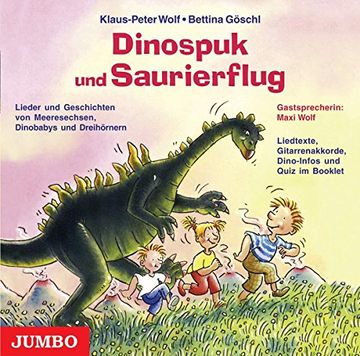 portada Dinospuk und Saurierflug: Lieder und Geschichten von Meeresechsen, Dinoeiern und Kleinen Dreihörnern