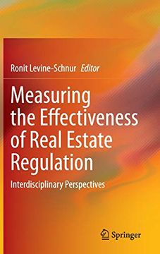 portada Measuring the Effectiveness of Real Estate Regulation: Interdisciplinary Perspectives (in English)