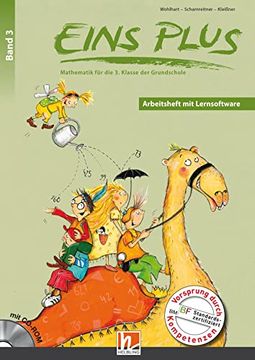 portada Eins Plus 3. Ausgabe d. Arbeitsheft mit Lernsoftware: Mathematik für die Dritte Klasse der Grundschule (Eins Plus (d) / Mathematik Grundschule) (en Alemán)