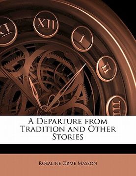portada a departure from tradition and other stories (en Inglés)