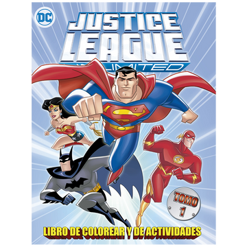 portada Justice League Colorea y Actividades
