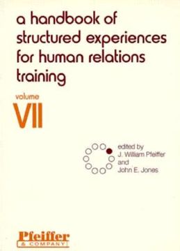 portada a handbook of structured experiences for human relations training, volume vii (en Inglés)