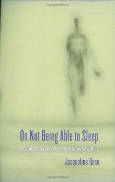 portada On not Being Able to Sleep: Psychoanalysis and the Modern World (en Inglés)