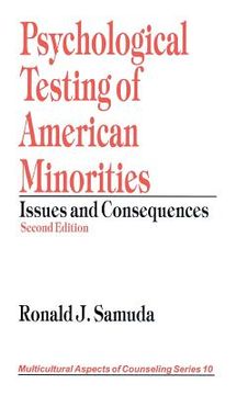 portada psychological testing of american minorities: issues and consequences