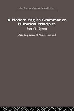 portada A Modern English Grammar on Historical Principles: Volume 7. Syntax (in English)
