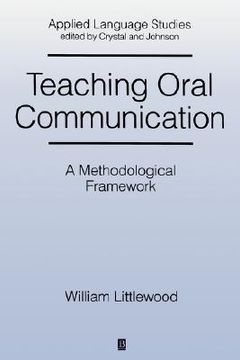 portada teaching oral communication: a methodological framework (en Inglés)