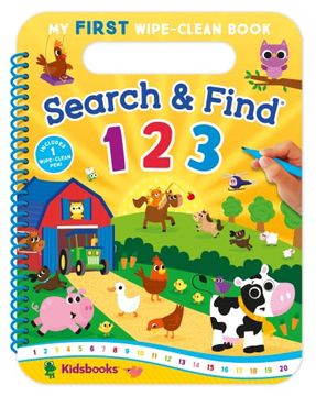 portada My First Wipe-Clean Book: Search & Find 123-Includes Wipe-Clean pen (in English)