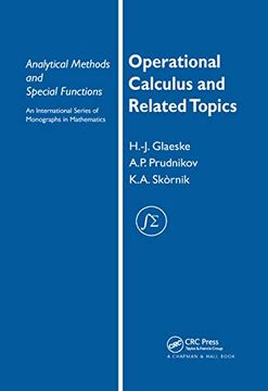 portada Operational Calculus and Related Topics (Analytical Methods and Special Functions) (en Inglés)