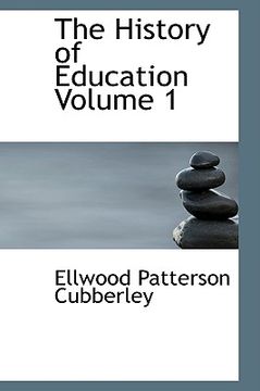 portada the history of education volume 1 (in English)