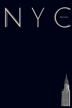 portada NYC Chrysler building midnight black grid style page notepad $ir Michael Limited edition: NYC Chrysler building midnight black grid style page notepad (en Inglés)
