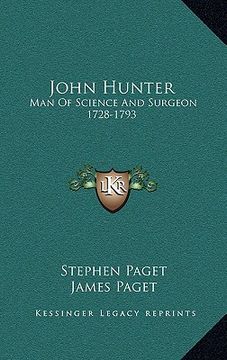 portada john hunter: man of science and surgeon 1728-1793 (en Inglés)