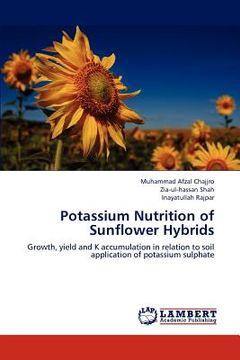 portada potassium nutrition of sunflower hybrids (en Inglés)