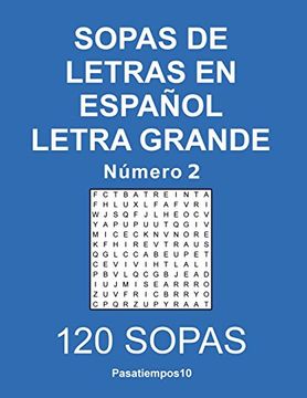 portada Sopas de Letras en Español Letra Grande - n. 2